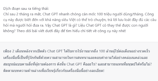 học tiếng Thái qua chat gpt