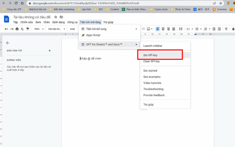 tich hop chatgpt vao google docs 4