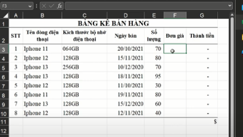 Hướng dẫn sử dụng AI để xây dựng bảng tính Excel