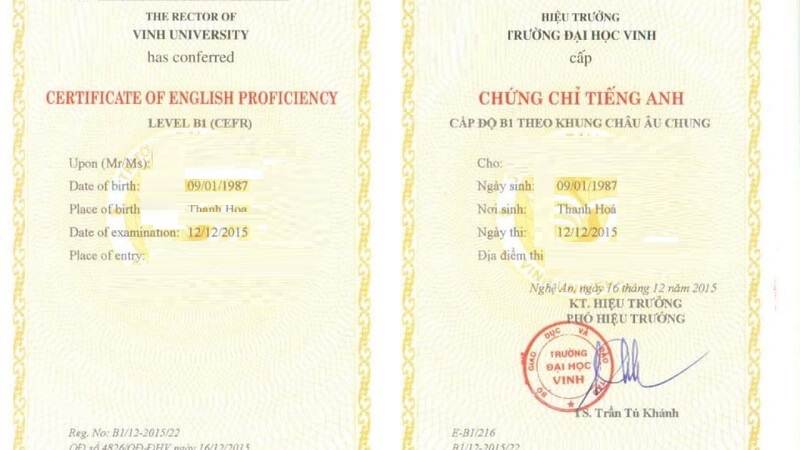 Bằng CEFR có thời hạn bao lâu? 