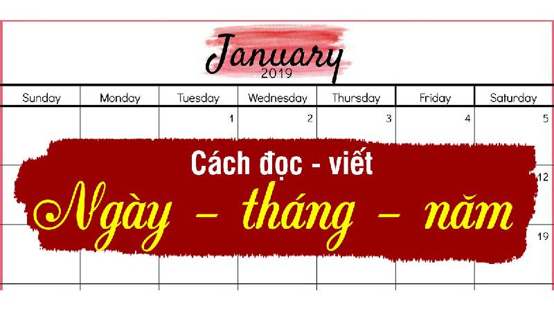 cách ghi ngày tháng tiếng anh