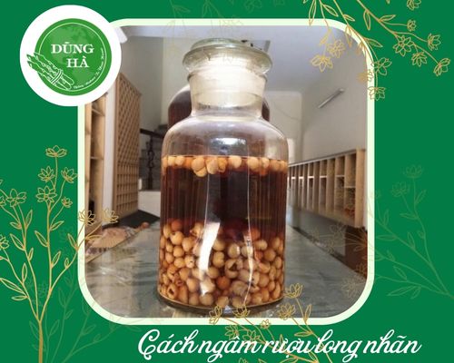 Cách ngâm rượu long nhãn khô