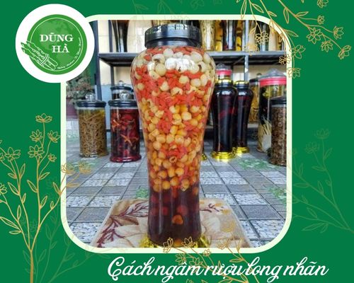 Cách ngâm rượu long nhãn thuốc Bắc