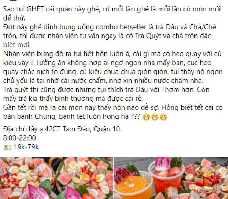 cách quảng cáo trà sữa trên facebook