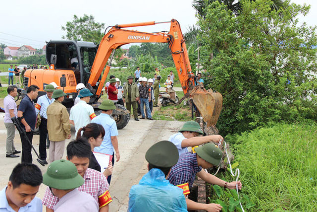 thay đổi hiện trạng đất