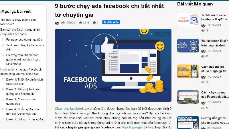 Tài liệu hướng dẫn chạy quảng cáo Facebook