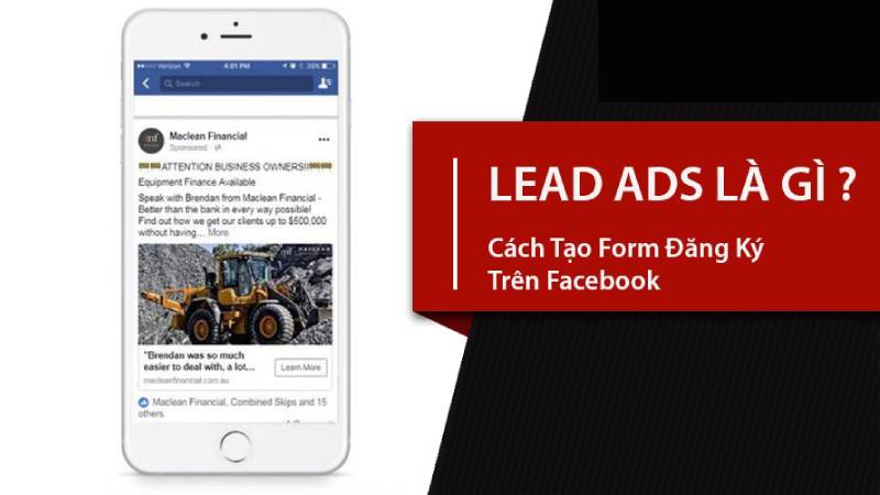 tạo quảng cáo lead ads