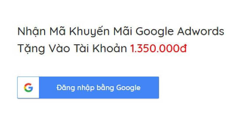 cách lấy mã khuyến mãi google adwords