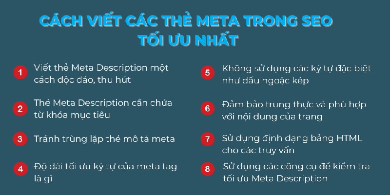 Cách viết thẻ Meta Description chuẩn