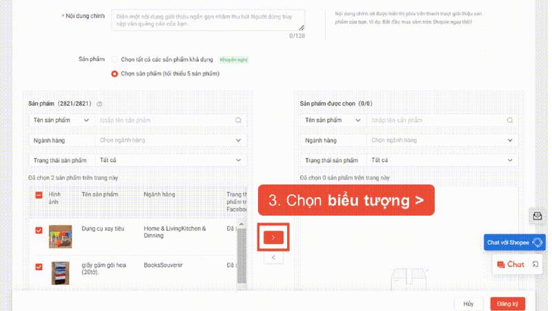 Sản phẩm bán trên shopee quảng cáo trên facebook như thế nào? 