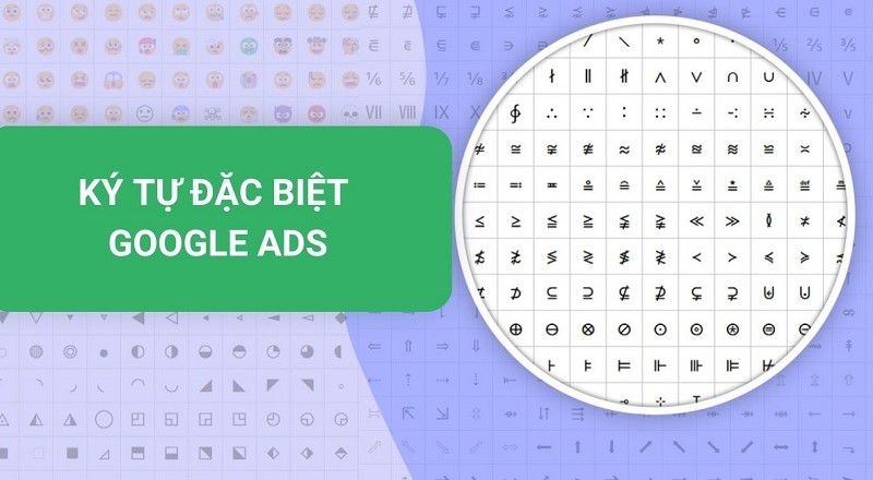 ký tự đặc biệt Google Adwords