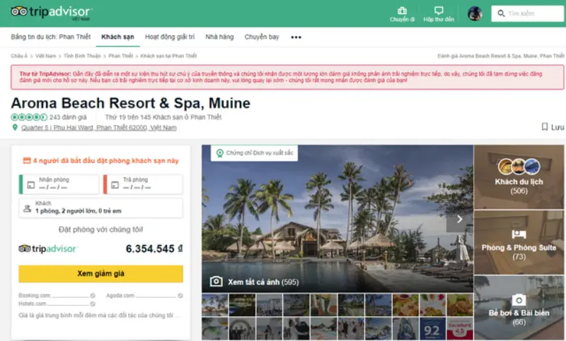 Các bước viết review trên Tripadvisor