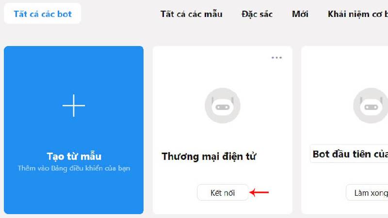 Bắt đầu kết nối chatfuel với trang fanpage