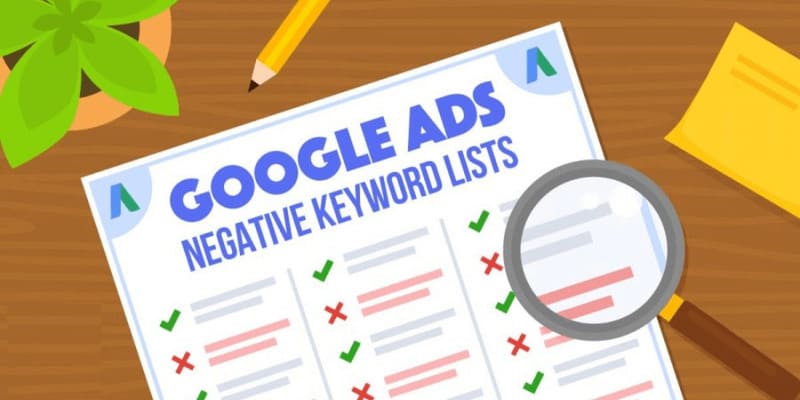 Sử dụng từ khóa phủ định chạy quảng cáo Google Ads