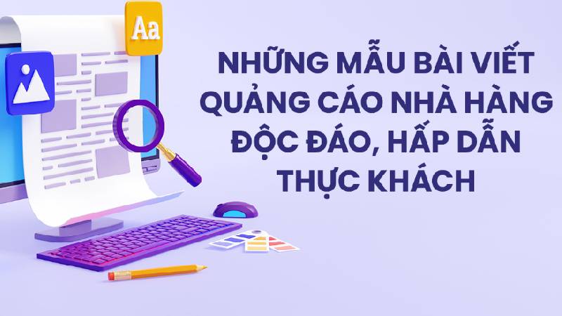 mẫu bài viết quảng cáo nhà hàng