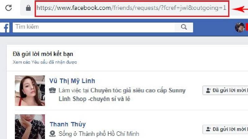 Cấu trúc để kiểm tra Facebook cá nhân