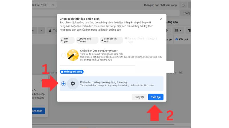 Bước 3 Quảng cáo facebook mobile app install ads hiệu quả