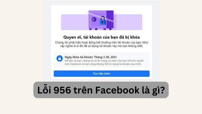 tìm hiểu lỗi 956 trên Facebook