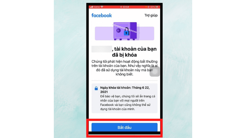 mở khóa tài khoản bị dính lỗi 956 facebook