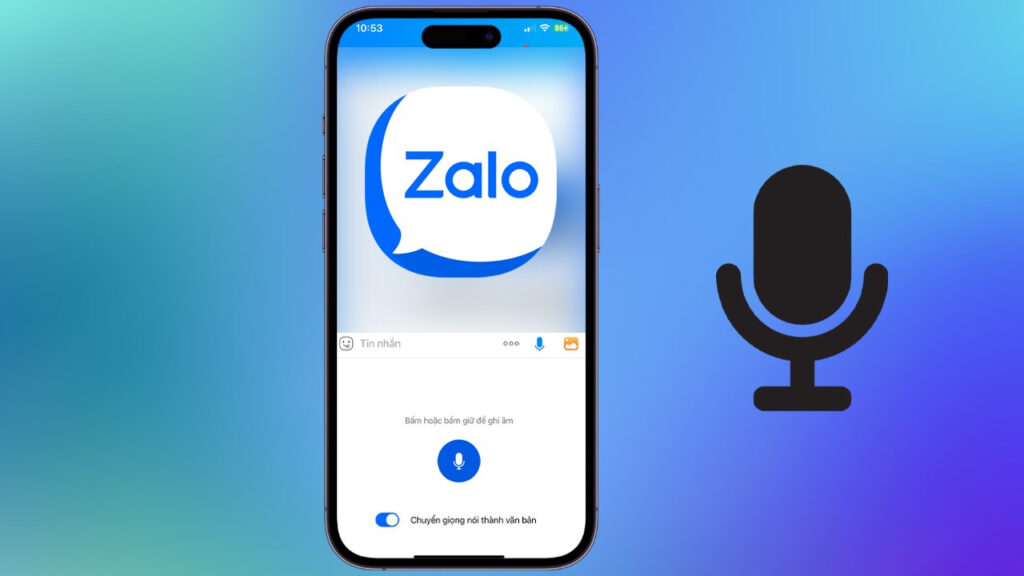 Chuyển giọng nói thành văn bản trên Zalo