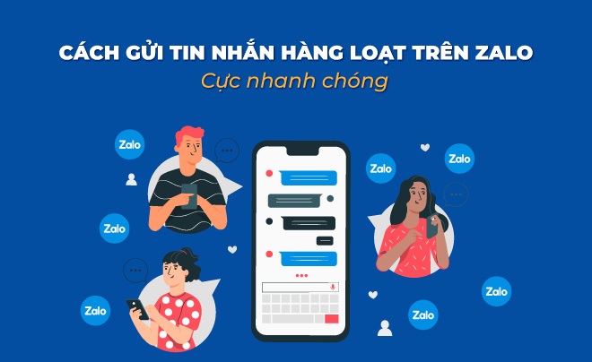 Cách gửi tin nhắn hàng loạt trên Zalo